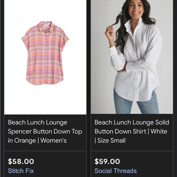 Beach lunch lounge button down - Picture 6 of 6